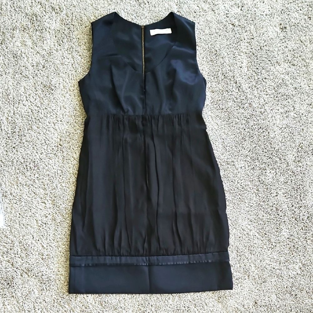 NWT Stella McCartney ITALIAN Silk Blend Cocktail Dress 40 Black - Picture 5 of 14